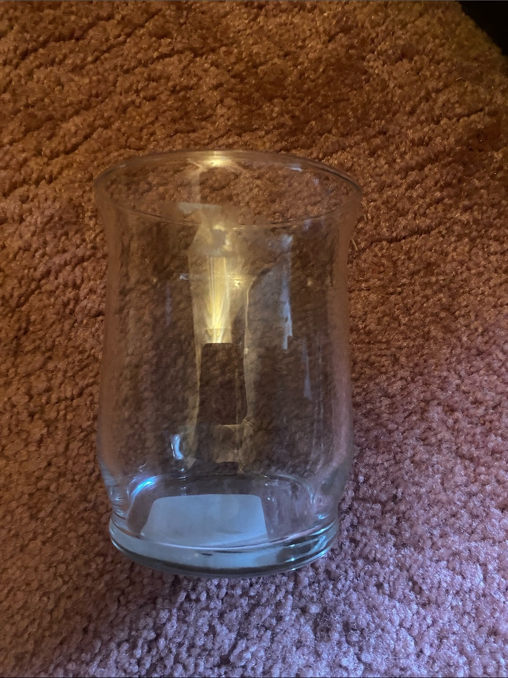 Libbey Clear Glass Vase - Transparent Hurricane Style
